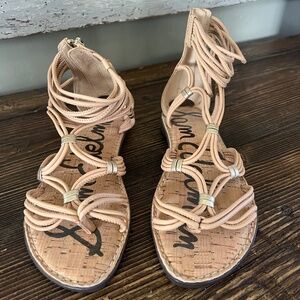 Sam Edelman Strappy Sandal's - Women's Size 7- Tan
